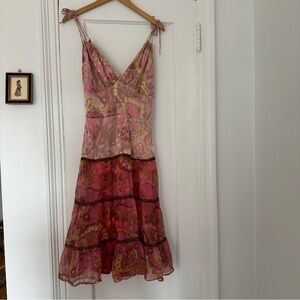 Y2K vintage Miguelina silk dress